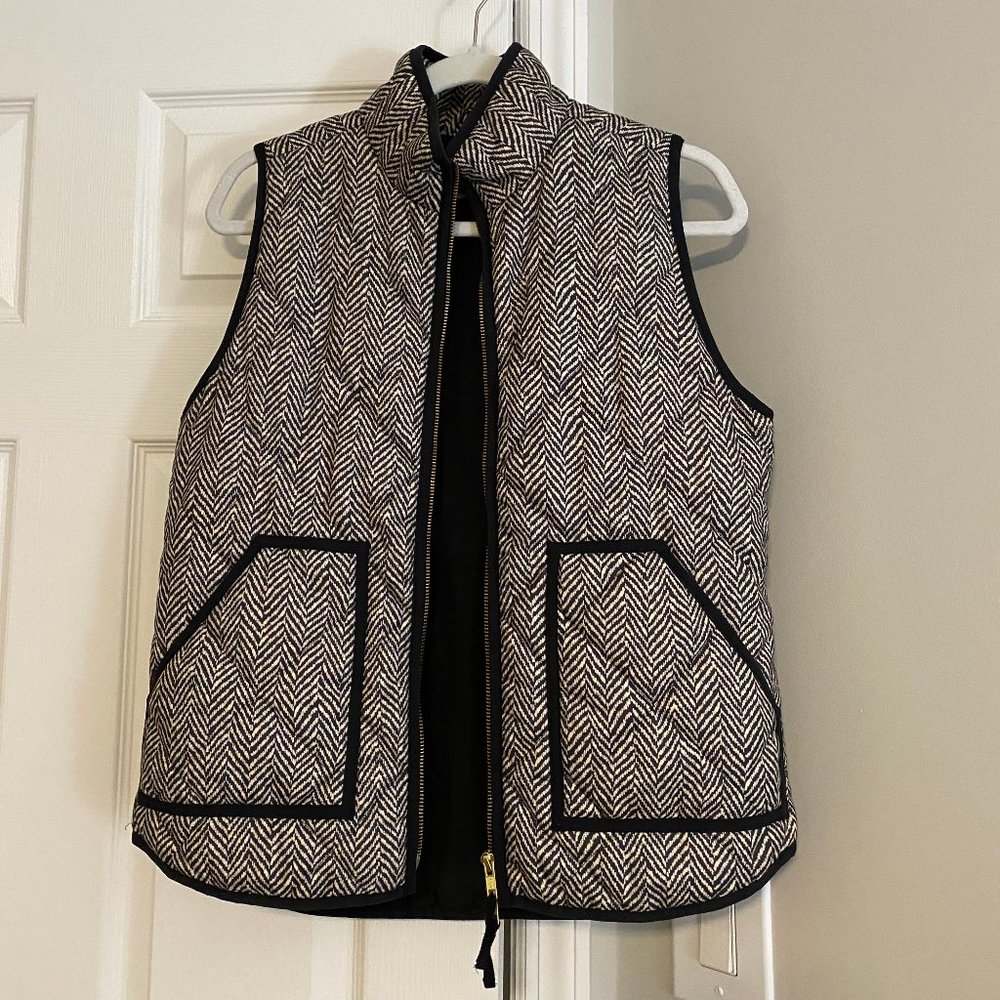 J. Crew Herringbone Vest